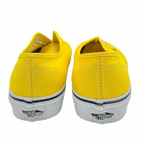 Vans Bright Yellow Authentic Canvas Sneakers 8 - Picture 8 of 10